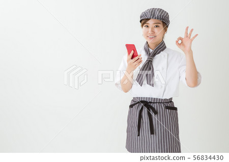 Woman in a coat Woman in a coat 56834430