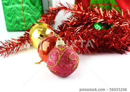 Christmas ball with christmas decoration Christmas ball with christmas decoration 56835206