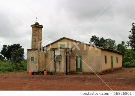 Mosque in rural Benin 56836801
