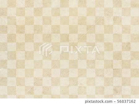 Uneven beige checkered texture 56837162