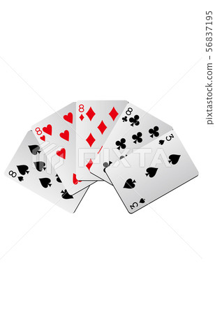 Playing card gradient forecard Playing card gradient forecard 56837195