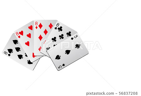 Playing card gradient forecard Playing card gradient forecard 56837208
