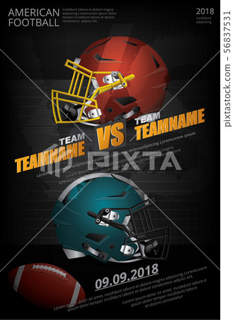 American football Poster Vector Illustration American football Poster Vector Illustration 56837531