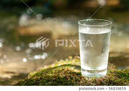 Natural water in a glass Natural water in a glass 56838659