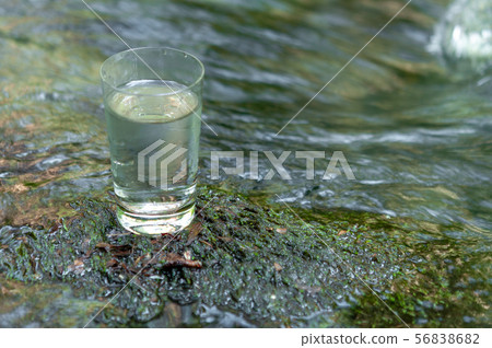 Natural water in a glass Natural water in a glass 56838682
