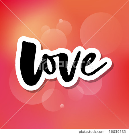 slogan Love phrase graphic vector Print Fashion 56839383