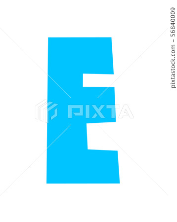 Simple Font, alphabet cuted from colored paper Simple Font, alphabet cuted from colored paper 56840009