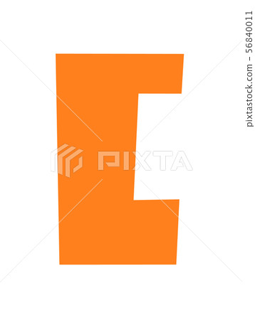 Simple Font, alphabet cuted from colored paper Simple Font, alphabet cuted from colored paper 56840011