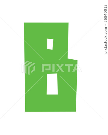 Simple Font, alphabet cuted from colored paper Simple Font, alphabet cuted from colored paper 56840012