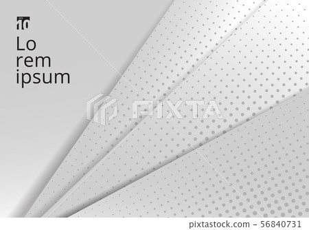 Abstract template white and gray geometric 56840731