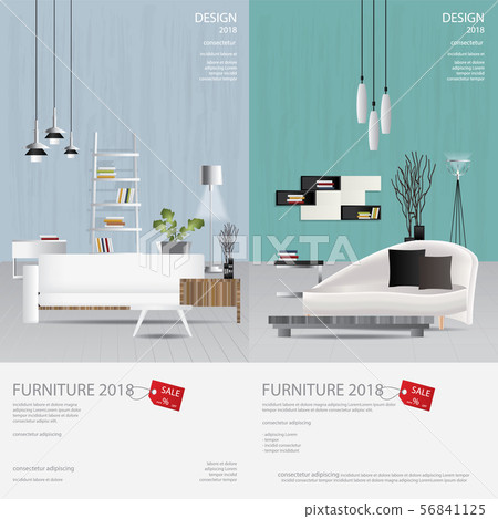2 Vertical Banner Furniture Sale Advertisement 56841125