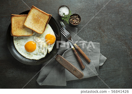 Fried eggs 56841426