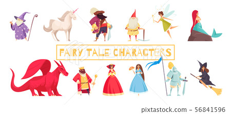 Fairy Tale Characters Set 56841596