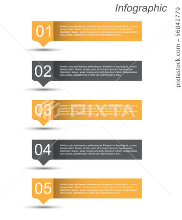 Info-graphic design template. Info-graphic design template. 56841779