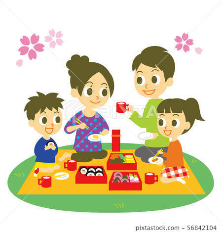 Cherry-blossom family Cherry-blossom family 56842104