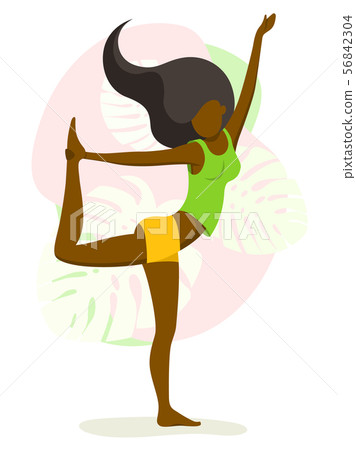 Girl doing yoga Girl doing yoga 56842304