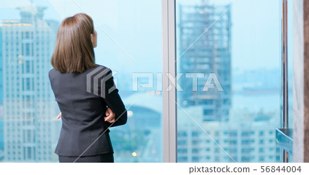 businesswoman ponder in the office 56844004