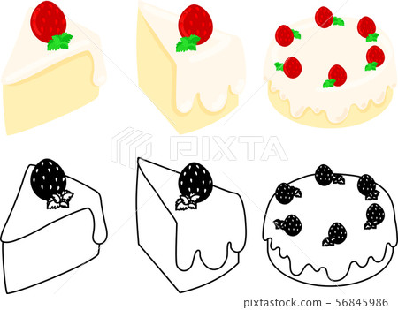 Chiffon cake cute icon 56845986