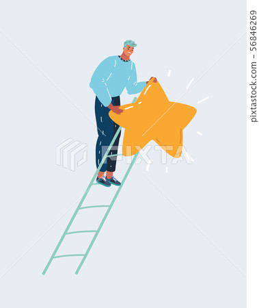 Reaching goal concept. Reaching goal concept. 56846269