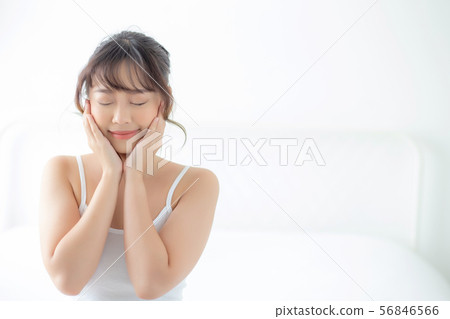 Portrait of beautiful young asian woman smile Portrait of beautiful young asian woman smile 56846566