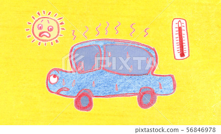 汽車溫度警告 汽車溫度警告 56846978