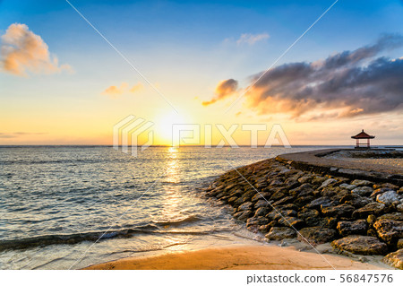 Morning of Nusa Dua in Bali Morning of Nusa Dua in Bali 56847576