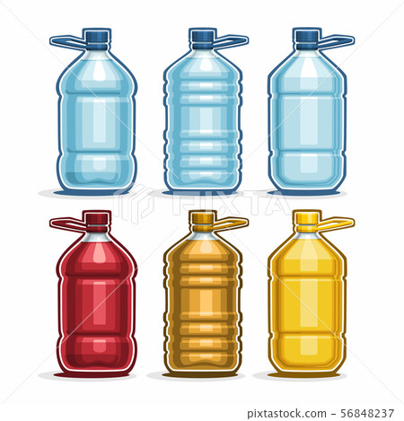 Vector set of Plastic Bottles Vector set of Plastic Bottles 56848237