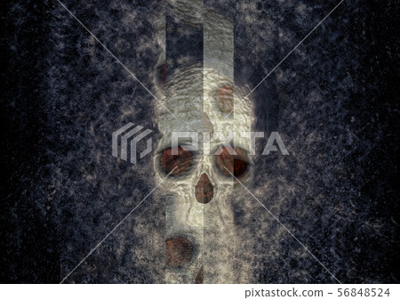 Abstract skull 56848524