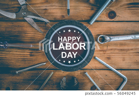 Happy Labor day concept and background. Happy Labor day concept and background. 56849245