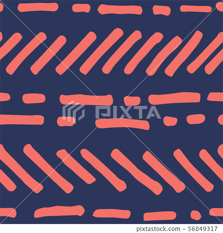 Abstract Seamless Pattern. Brush Strokes. 56849317