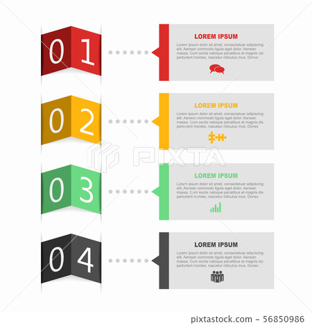 Infographic design template with place for your data. Vector illustration. 56850986