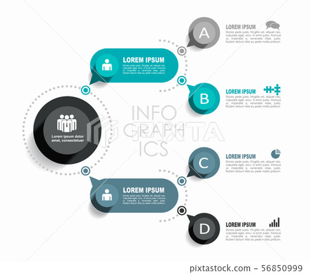 Infographic design template with place for your data. Vector illustration. Infographic design template with place for your data. Vector illustration. 56850999