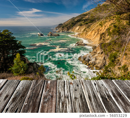 USA Pacific coast landscape, California USA Pacific coast landscape, California 56853229
