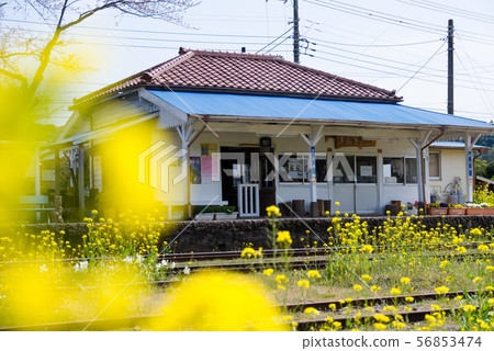Satomi Station on the Kosuge Railway on the Boso Peninsula 56853474