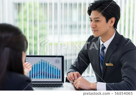 Businessman, consultant, proposal 56854065