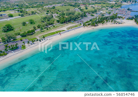 巴哈馬旅行照片素材空中射擊船海上無人機 56854746