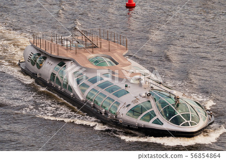 Water buses operating in Tokyo Bay 56854864