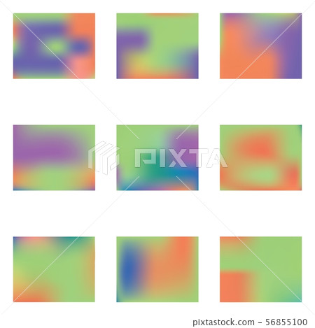 Gradient mesh painted in different colors. Gradient mesh painted in different colors. 56855100