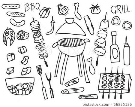 Barbecue composition. Vector design. Barbecue composition. Vector design. 56855186
