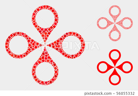 Quadrocopter Icon Mosaics of Squares and Circles Quadrocopter Icon Mosaics of Squares and Circles 56855332