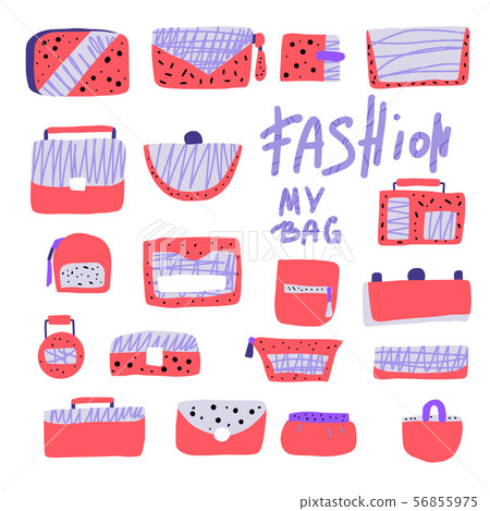 Set of handbags. Vector illustration. 56855975