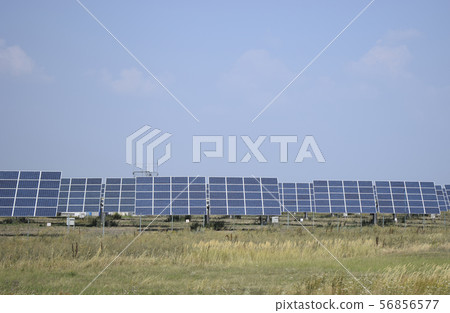Solar power equipment. Solar Power Station in the Solar power equipment. Solar Power Station in the 56856577