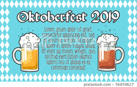 Oktoberfest typography vector design for greeting cards and poster. Beer Festival vector banner Oktoberfest typography vector design for greeting cards and poster. Beer Festival vector banner 56859627