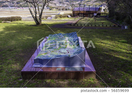 （靜岡縣）地形模型位於伊豆/塔納盆地的Tanna斷層公園 56859699