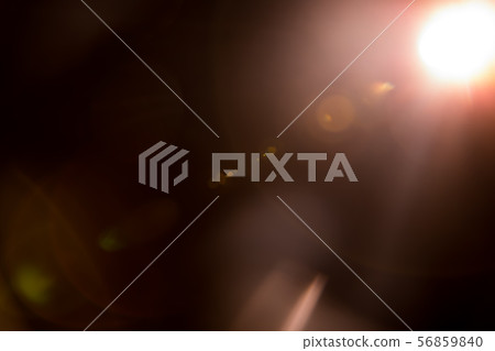 Abstract Natural Sun flare on the black 56859840