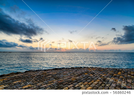 Morning of Nusa Dua in Bali 56860246