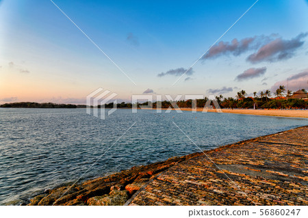 Morning of Nusa Dua in Bali Morning of Nusa Dua in Bali 56860247