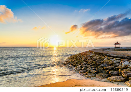 Morning of Nusa Dua in Bali Morning of Nusa Dua in Bali 56860249