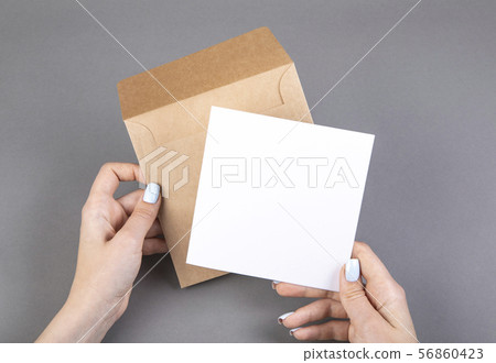 Blank business card Blank business card 56860423