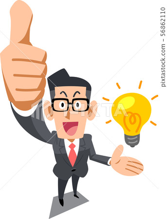 戴眼鏡的商人評估想法和解答的發現 戴眼鏡的商人評估想法和解答的發現 56862110